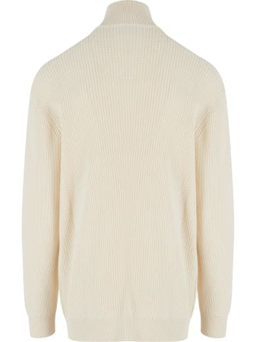 Urban Classics Half-Zip in whitesand