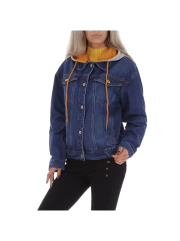 Ital-Design Jacke in Blau und Gelb