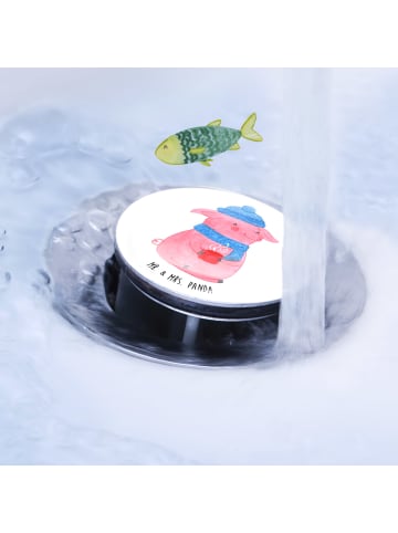 Mr. & Mrs. Panda waschbeckenstöpsel Schweinchen Glühwein ohne Sp... in Weiß