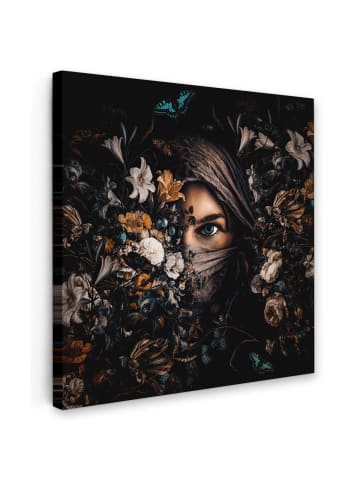 MuchoWow Leinwand bilder Blumenporträt (BxH)