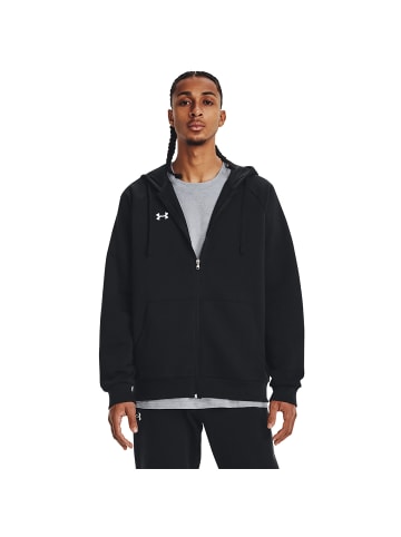 Under Armour Longsleeve UA RIVAL FLEECE FZ HOODIE in Schwarz