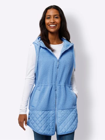 Heine Fleece-Weste in himmelblau
