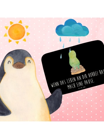 Mr. & Mrs. Panda Badvorleger Schildkröte Pause mit Spruch in Schwarz