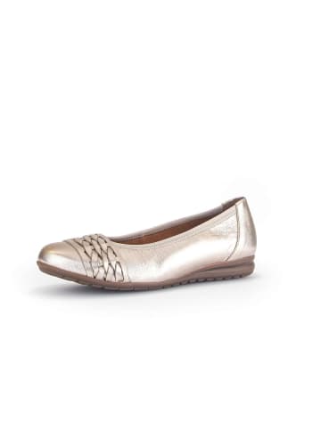 Gabor Comfort Elegante Ballerinas in gold