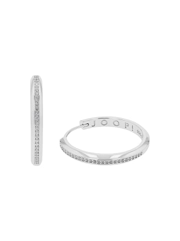 JOOP! Creolen Silber 925, rhodiniert in Silber