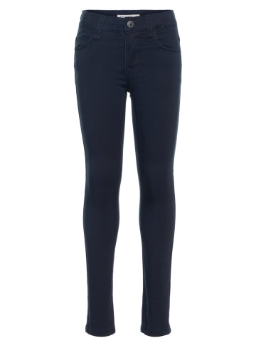name it Boys' stretch trousers dark blue 110
