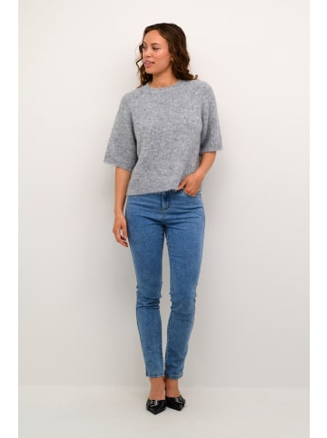 Kaffe Strickpullover KAemilie in Grey Melange