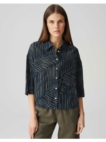 OPUS Kurzarmbluse für Damen in blau