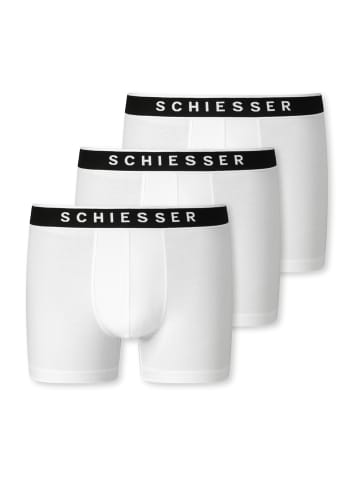 Schiesser Retroshorts 3er-Pack 95/5 in Weiß