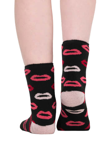 Ulla Popken Socken in schwarz