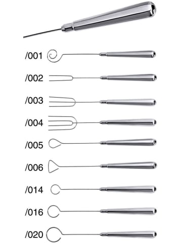 Contacto Pralinengabel in silber