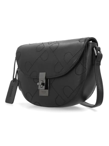 PICARD Liberty Umhängetasche Leder 24 cm in schwarz