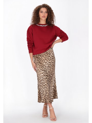 faina Women Sweatshirt in burgundy