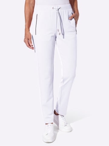 WITT WEIDEN Jersey-Hose in weiß