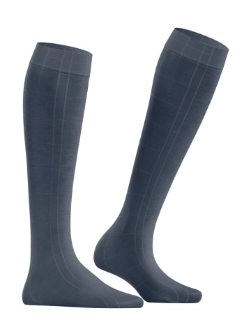 Falke Solid Lounge 50 DEN Kniestrumpf in Blue ink