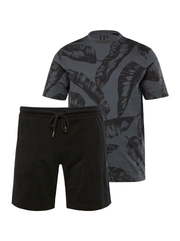 JP1880 Langer Schlafanzug in blaugrau