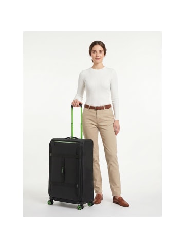 Roncato Norway 4 Rollen Trolley 77 cm mit Dehnfalte nero