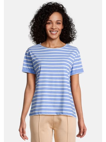 Salzhaut Rundhals T-Shirt für Damen in hell-blau