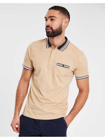 Threadbare Kurzarm-Polo THB Polo Selma in Oatmilk