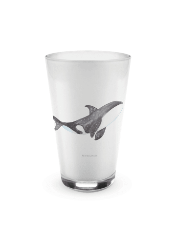 Mr. & Mrs. Panda Glas Mit Motiv Orca ohne Spruch in Transparent