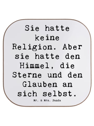 Mr. & Mrs. Panda Coaster Spruch Himmel und Freude mit Spruch in Weiß
