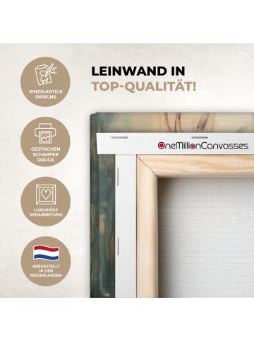 MuchoWow Leinwand Bilder Haselnussfarben