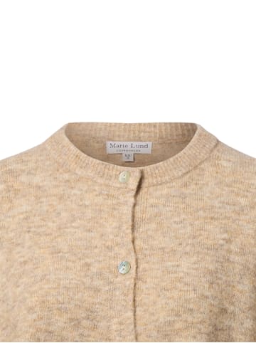Marie Lund Strickjacke in braun beige - 0004
