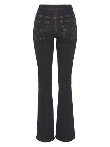 ARIZONA Bootcut-Jeans in schwarz