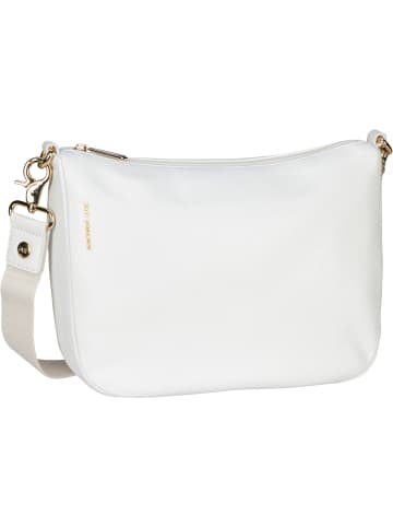 Mandarina Duck Umhängetasche Mellow Leather Hobo FZT79 in Optical White