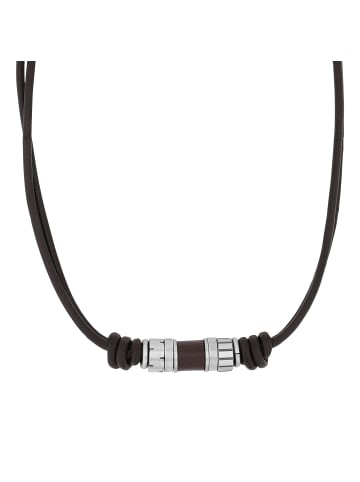 s.Oliver Halskette mit Anhänger in schwarz – (L)50cm