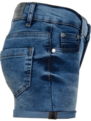 Blue Effect Jeans-Shorts in medium blue