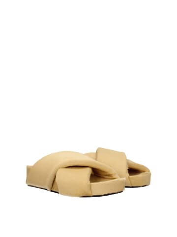 Jil Sander Beige Rosshaar Hausschuhe