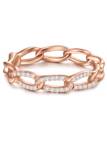 Glanzstücke München Ring Sterling Silber roségold Zirkonia weiß in roségold