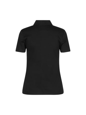 Seven Seas by ID Polo Shirt elegant in Schwarz