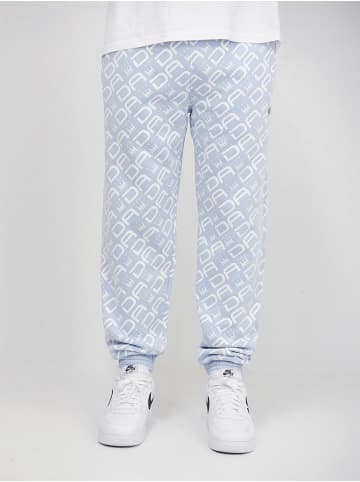 DADA Baggy Design Jogginghose All Over Print mit Kordelzug in Blau
