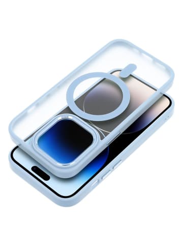 COFI 1453 Matte MagSafe Cover Hülle kompatibel mit iPhone 16 Blau in Blau