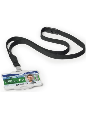 Durable Kartenhalter Eco für 1 Ausweis 87x57cm grau Packung mit 10 Stück