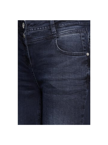 Cecil Jeans in blue black used wash