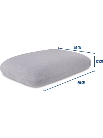 Aspero Memory Foam Kissen Junin in Weiß