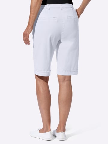 Sieh an! Jeans-Bermudas in weiß