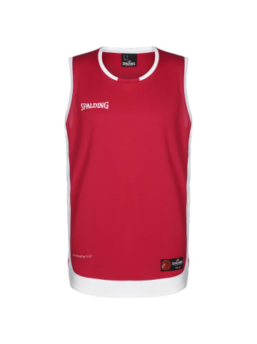 Spalding Tanktop Hustle in rot / weiß