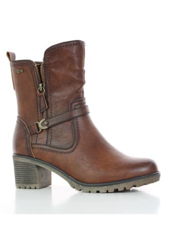 Stiefelette in Cognac