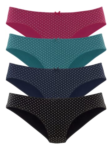 S. Oliver Bikinislip in lila, navy, petrol, schwarz