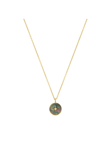 s.Oliver Halskette mit Anhänger in gold – (L)45cm