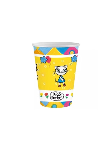 Wisam® Katze Kitty Kitten Pappbecher 6 Stück 250 ml