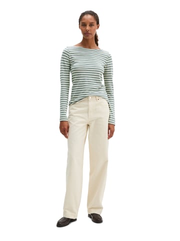 Marc O'Polo Gestreiftes Longsleeve regular in Medium Blue