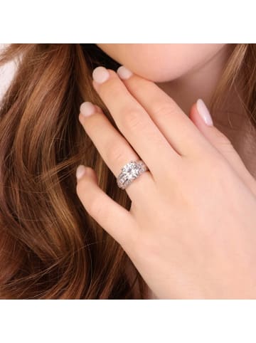 Lucardi 925 Silber Ring  Rund