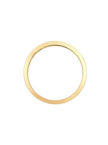 Elli Ring 925 Sterling Silber Astro, Halbmond in Gold