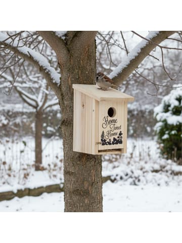 relaxdays Nistkasten in Natur - (B)12x (H)22 x (T)15 cm