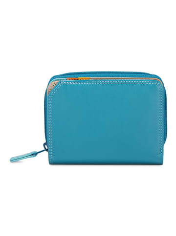 MYWALIT Small Wallet Geldbörse Leder 10 cm in sardinia